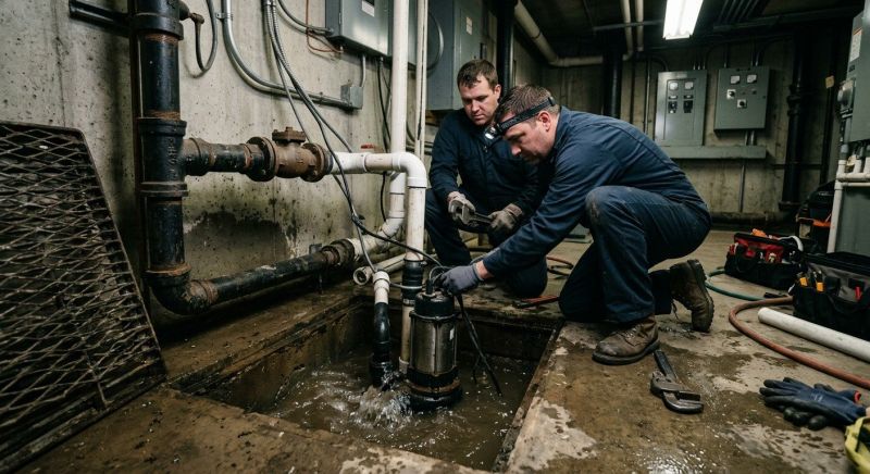Submersible Sump Pump Repair in Warwick, RI