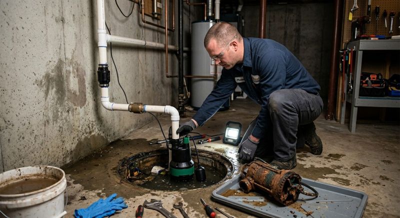 Submersible Sump Pump Repair in West Des Moines, IA
