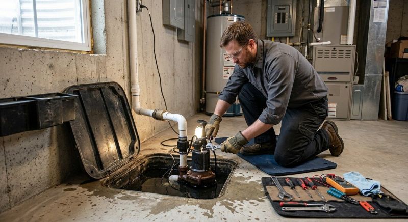 Sump Pump Maintenance in Topeka, KS