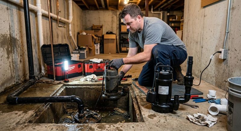 Sump Pump Replacement in Framingham, MA